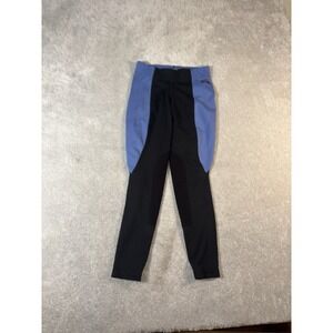 Kerrits Flow Rise KneePatch Performance Riding Tights Blue‎ Size Small Women's